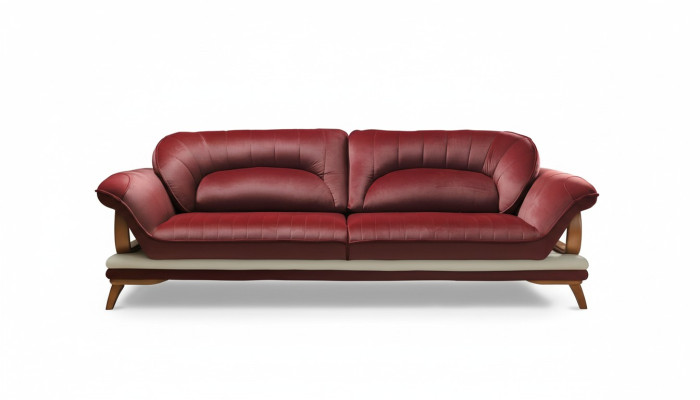 Sofa 3 sēdvietu dizaina sofa Klasiski dizaina trīsvietīgi mēbeles audums