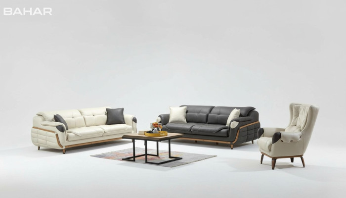 Sofas komplekts 3+3+1 sēdvietu dīvānu grupa dīvāns krēsls klasiskais komplekts