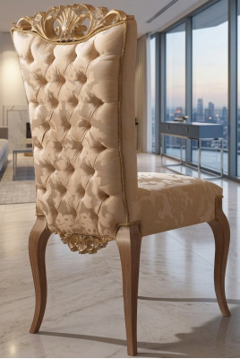 Dizainera krēsla Chesterfield ēdamistabas krēsli Itāļu mēbeles iekārtojums