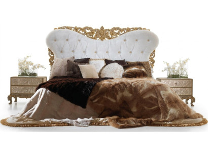 Chesterfield gultas galvdaļa Gultas polsterējoši viesnīcas mēbeles Itālijā