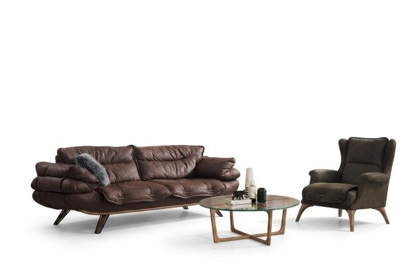 Dizains Dīvāns Polster Couchen Couch Neu 2 gab. Set Neu Sofagarnitur 3+1 Sitzer Set