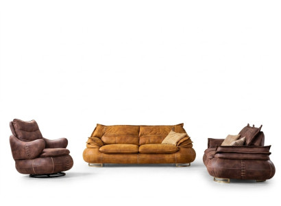 Sofas komplekts 3+1+1 vietas sēdētājus dizaina sofā pieclīnijuma modernas 3 daļas