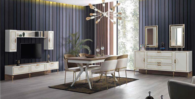 Konsultācijas spoguļu alga Konsole Kommode Sideboards 3tlg