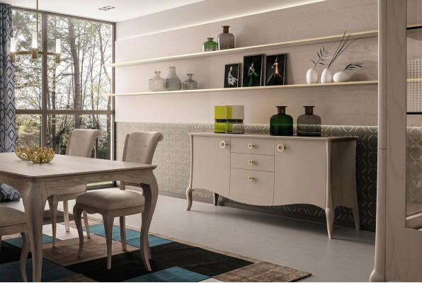 Komoda Sideboard Plaukts Skapis Plaukti Masīvā koka mēbeles no Itālijas Skapji