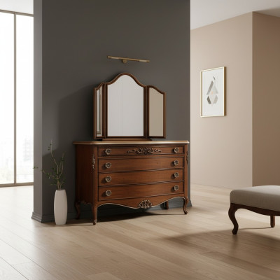 Komoda Luksusa nodalījums Sidebords Art deco stilā Komodes Itāļu luksusa mēbeles