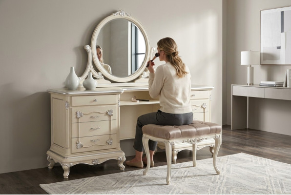Schmink Konsolentisch Design Holz Tisch Konsolentische Tische Italienische Möbel -> Dekoratīva konsolais dizaina koka galds Konsolgaldu galdi Itāļu mēbeles
