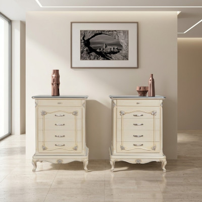 Kumode koksne Sideboard skapis Skapji Itālija Kumodes dzīvojamā istaba Augstais skapis