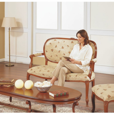 Dizaina divvietīgais dīvāns luksusa dīvāns 2-vietīgā sofa audums Itālijas mēbeles jauni
