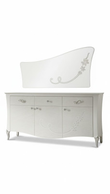 Sideboard Kommode Skapis Side Low Board Mēbeles Komenes Dizainera Skapji Koks