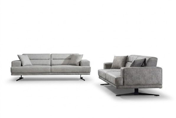 Sofas komplekts 3+3 vietas Sofas ādas polsteris Dizains Sēdvieta Moderns