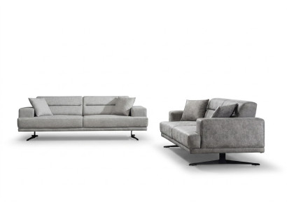 Sofas komplekts 3+3 vietas Sofas ādas polsteris Dizains Sēdvieta Moderns