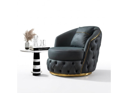 Krēsla Chesterfield sēde Baroka Rokoko dizains Moderns Dzīvojamā istaba Polster tronis