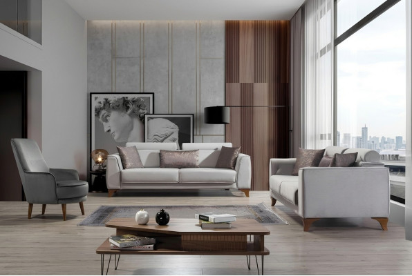 Sofa komplekts 3+3+1 sēdvietu dīvāni dizaina dīvāns dīvāns polsteris sēdeklis.