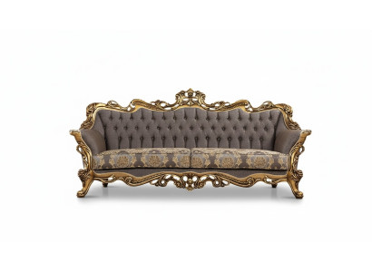 Trīsvietīgā sofa 3 vietām trīsvietīgais dīvāns dīvāns dīvāns krēsli sēžamvieta audums stils baroks