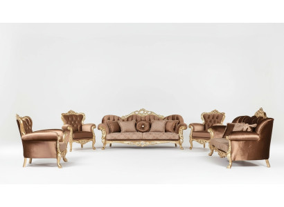 Sofagarnitūra 3+3+1+1 Vieta Sofa galdiņš Sofa Sofas Krēsli Luxus Set 5 daļas