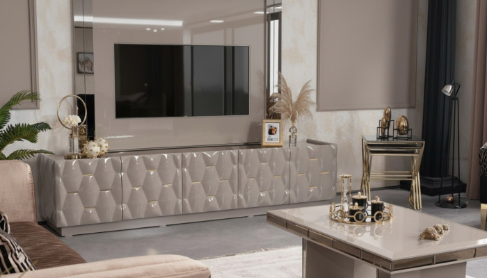 Zemais dēlis Mēbeļu sidebordi Koka Itāļu komoda Sideboard Dzīvojamā istaba dizaini