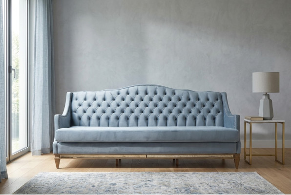 Luksusa mēbeles auduma dīvāns koksne Itālija auduma sofa klasiskie dīvāni