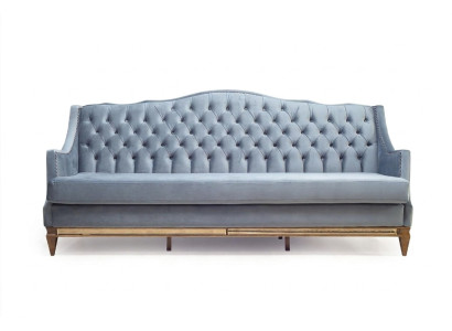 Luksusa mēbeles auduma dīvāns koksne Itālija auduma sofa klasiskie dīvāni