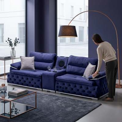 Chesterfield dīvāni dīvāni Polsterung 4 sēdvietas Purpurskrūšu dizains xxl Big Sofa Couch