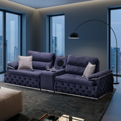 Chesterfield dīvāni dīvāni Polsterung 4 sēdvietas Purpurskrūšu dizains xxl Big Sofa Couch
