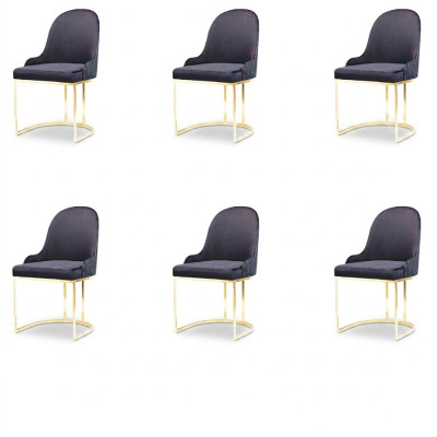 Kitchen Dining Group Set Chair Upholstery Wood 6x Chairs New