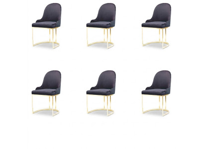 Kitchen Dining Group Set Chair Upholstery Wood 6x Chairs New