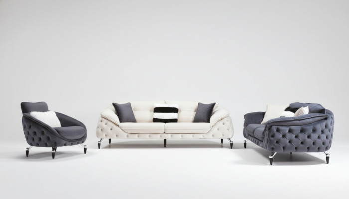 Zaļa Chesterfield dīvāns auduma dīvāns mēbeles luksusa mēbeles dīvāns dīvāni