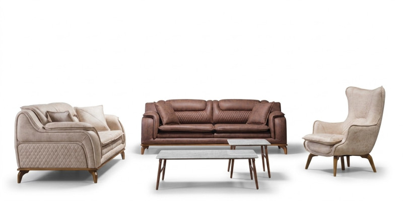 Dizaina dīvāns dīvāns Sofa 331 Sēdekļu komplekts Polstermöbel Ledersofa Couchen