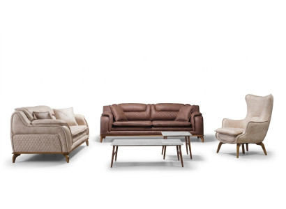 Dizaina dīvāns dīvāns Sofa 331 Sēdekļu komplekts Polstermöbel Ledersofa Couchen
