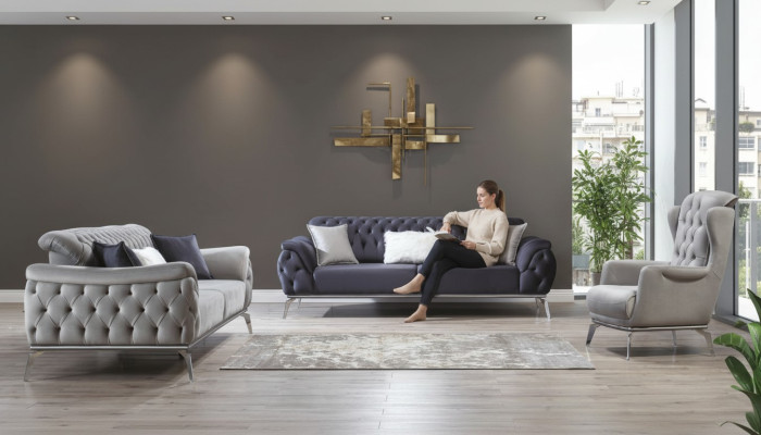 Krēsla 1-vietīgs baltā krāsā Ir atsvaidzinošs dizains Itāļu stilā eleganta mēbele