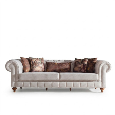 Sofas Teksils Moderns Dīvāns 3-vietīgs Dīvāns Dizains Dīvāns Polster Beisās
