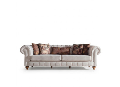 Sofas Teksils Moderns Dīvāns 3-vietīgs Dīvāns Dizains Dīvāns Polster Beisās