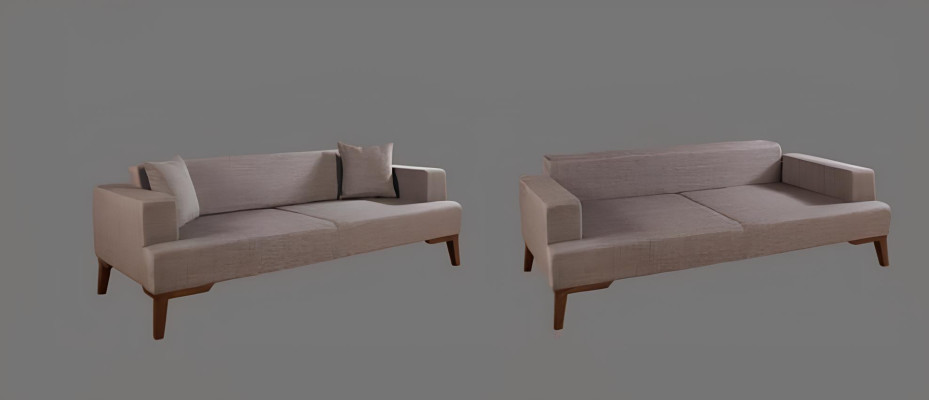 Sofas komplektā komplekti dzīvojamā istaba komplekti 3 sēdvietas dīvāns apdare