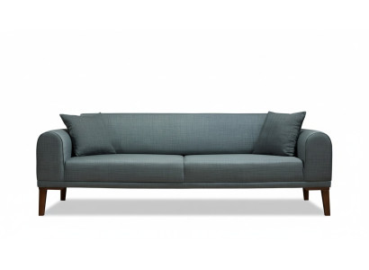 Luksusiska Modernā Sofa 3 Vietais Dizaina sofa Trīsvietīgais Pārklājums Koks