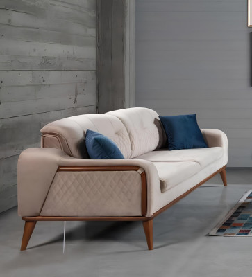 Sofas 3+3+1 sēdvietu krēsls Trijos Latīņiem Stoteļu komplekts Tekstils