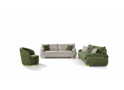 Sofa komplekts 3+3+1 sēdvietas dīvāns pelēks dīvāns apdare audums mēbeles
