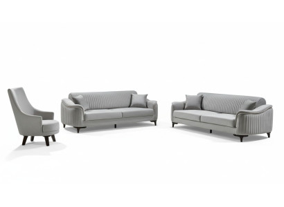 Sofas priekšnams Sofa Luxus sēžamvieta sofa krēsli 331 sēdekļi Moderns 3 gabali