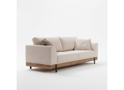 Dizaina dīvāns 3 sēdvietas gultas dīvāns Moderni dīvāni Istabas mēbeles Beige