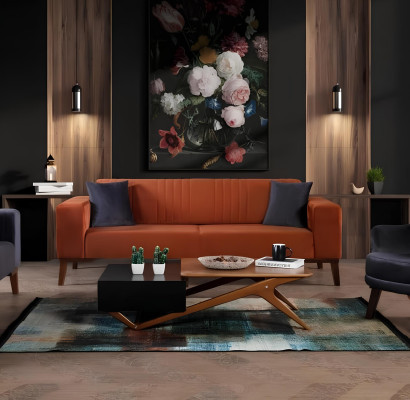 Sofas kopsēdzes sofas komplekts 3+3+1 krēsls audums 3 gab. dīvāna komplekts auduma apdarei