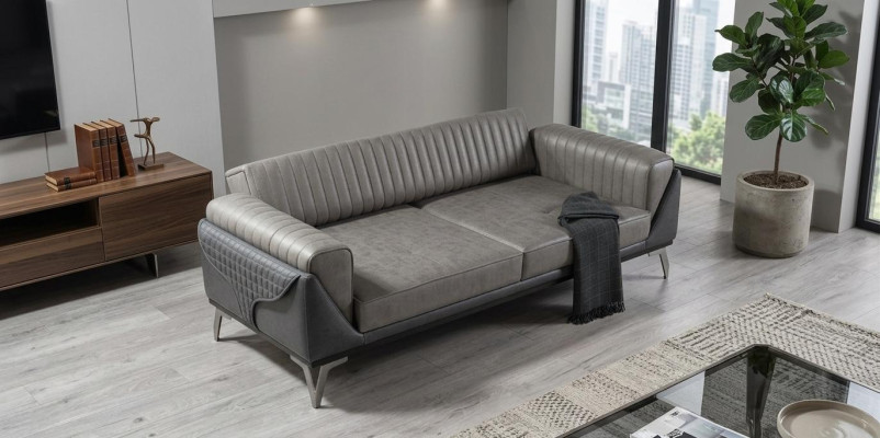 Dīvāns 3 vietu dīvāns koka mēbeles dīvāni dīvāns koks ādas imitācija 240cm