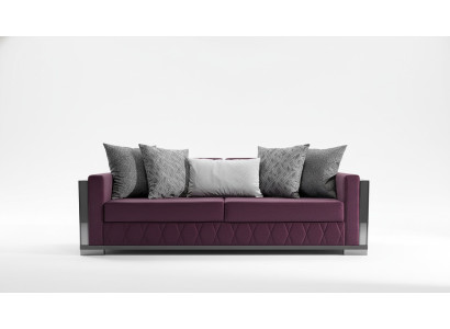 Moderns Dīvāns Sofas Dizaina Dīvāns Trīsisēdētājs Sēdeklis Burgundijas Dīvāns 3 Sēdvietas