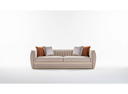 Luksusa trīsvietīgā sofa 3-vietīgas sofass moderna dizaina mēbeles jauns
