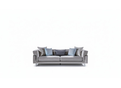 Sofas komplekts 3+3+1 galds ar spoguli un galds ar 3 sēdvietām dizains