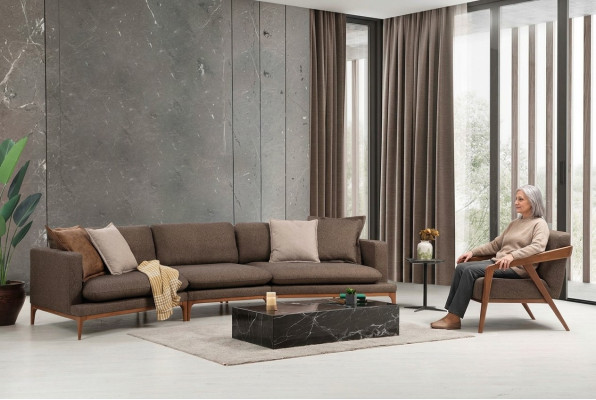 Sofas stūra dīvāns krēsls dīvāns stūris mājas krēsli luksusa kresls komplekts auduma jauns