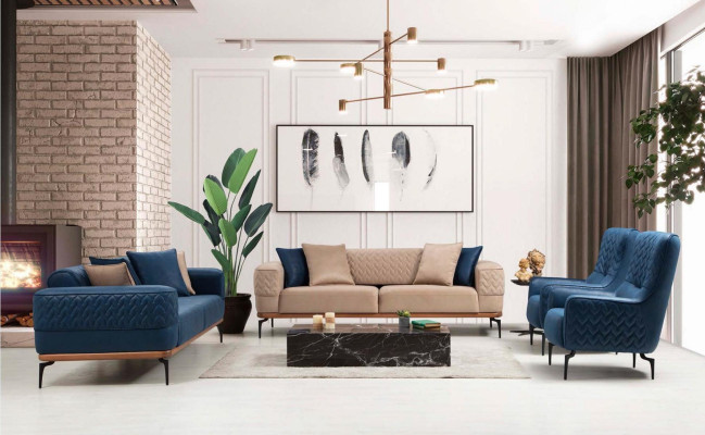 Luksusa dīvāns dizains trīskrēsls moderns dīvāns taupe dīvāni mēbeles apdare Loft Jauns