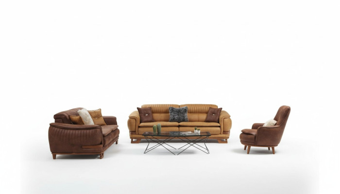 Sofasets Dīvāns Komplekts 3+3+1 Vieta Fotelis