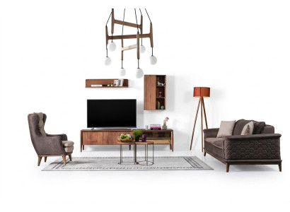 Sofa Lux pryžu galds Ziras pirmais Sitzer audums mūsdienīgs dizains jauns