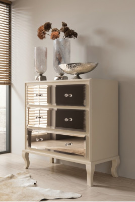 Komoda Sideboard Skapis Dizainera Luksusa Skapji Komodes Moderns Bezs Dizains