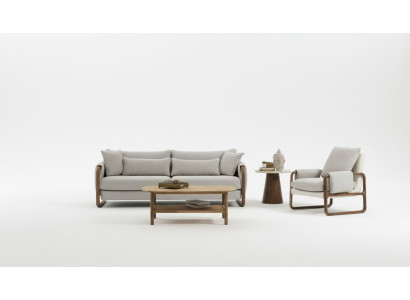 Sofas komplekts 21 sēdvietas krēsls divvietīgs Moderns Audums Pelēks Komplekts Dizains