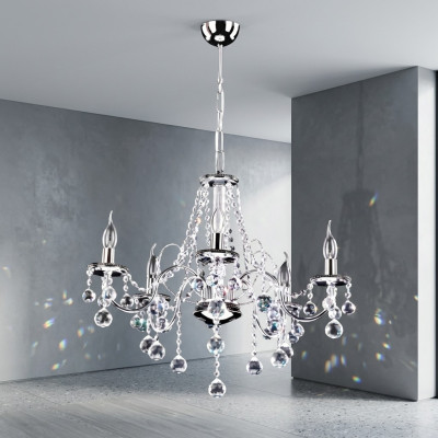 Lustra luksusa kristāla kronšteins griesti lampa krāšņais kronšteins